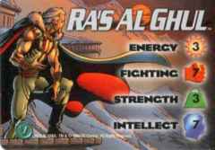 Ra's Al Ghul 4-Grid Character Card